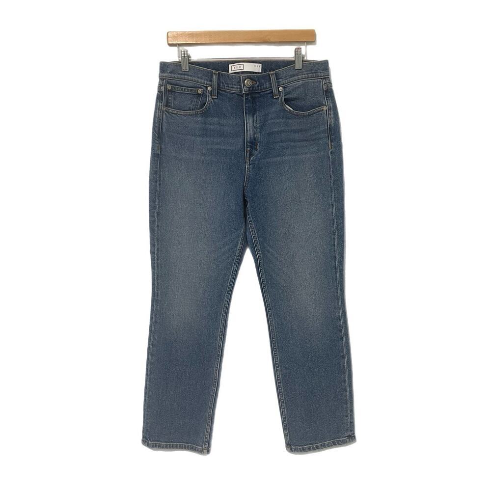 AYR The Yes Yes Yes Women’s Jeans Size 32 High Rise Straight Leg Denim USA Made